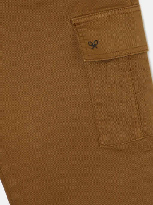 Silbon Pantalones-Pantalon cargo Camel