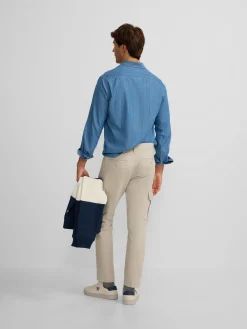 Silbon Smart Casual·Pantalones Y Vaqueros-Pantalon cargo casual Beige