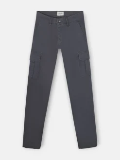 Silbon Smart Casual·Pantalones Y Vaqueros-Pantalon cargo casual gris oscuro Gris oscuro