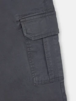 Silbon Smart Casual·Pantalones Y Vaqueros-Pantalon cargo casual gris oscuro Gris oscuro