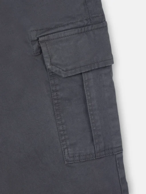 Silbon Smart Casual·Pantalones Y Vaqueros-Pantalon cargo casual gris oscuro Gris oscuro