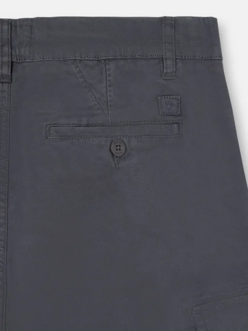 Silbon Smart Casual·Pantalones Y Vaqueros-Pantalon cargo casual gris oscuro Gris oscuro