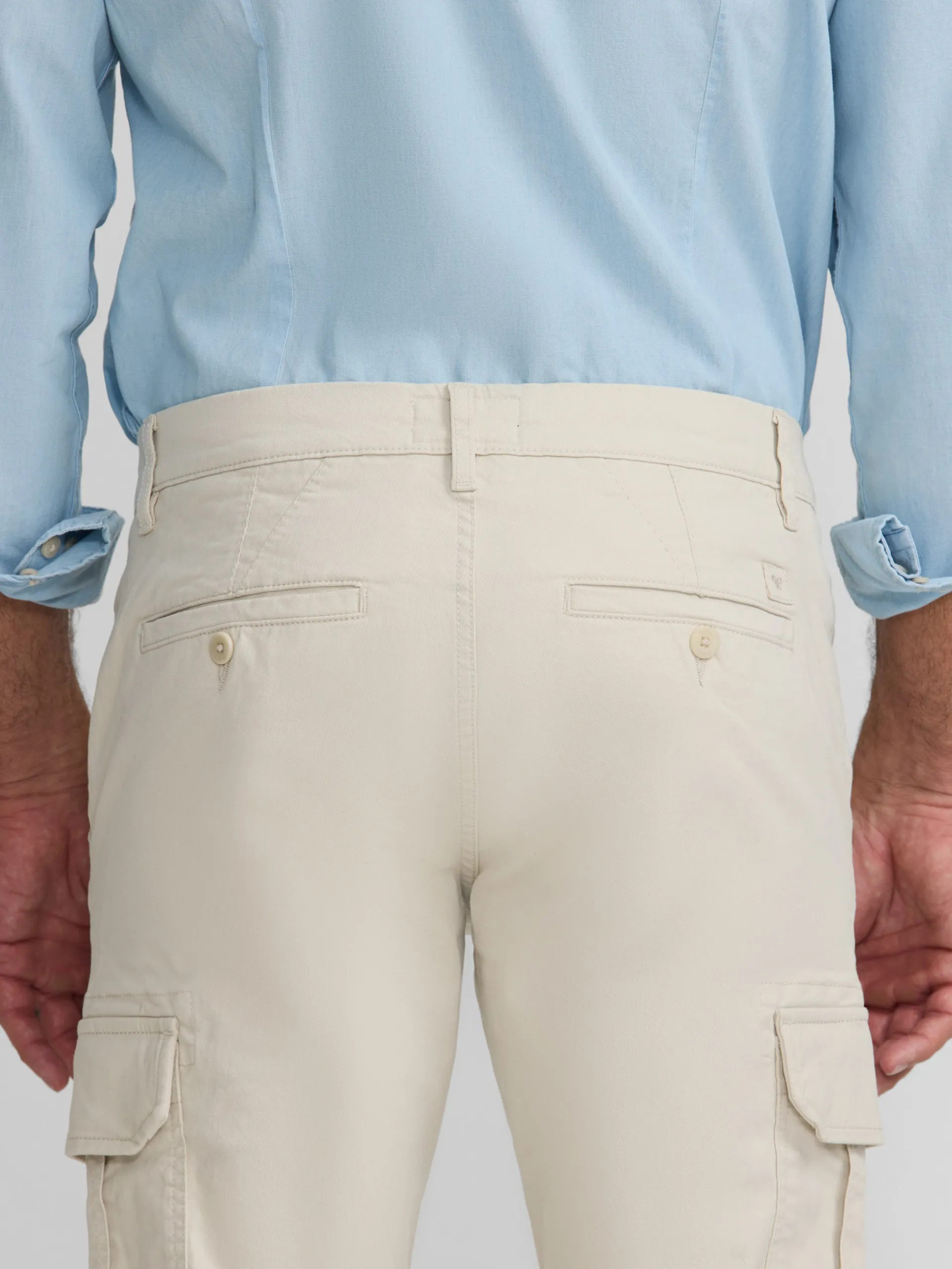 Silbon Smart Casual·Pantalones Y Vaqueros-Pantalon cargo casual Piedra