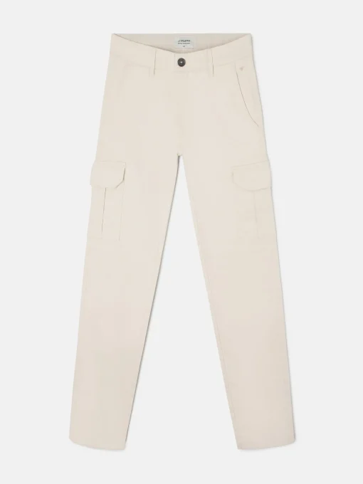 Silbon Smart Casual·Pantalones Y Vaqueros-Pantalon cargo casual Piedra