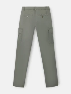 Silbon Smart Casual·Pantalones Y Vaqueros-Pantalon cargo casual Verde