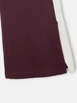 Silbon Pantalones-Pantalon chandal woman granate Burdeos