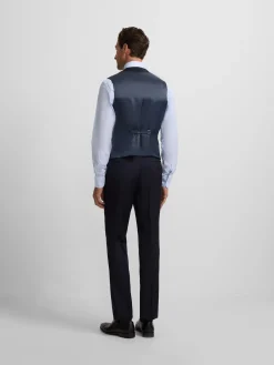 Silbon Formal Y Etiqueta·Chaqués Y Esmoquin-Pantalon chaque espiga azul marino Azul marino