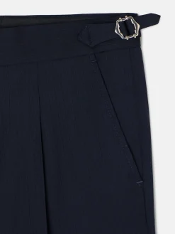 Silbon Formal Y Etiqueta·Chaqués Y Esmoquin-Pantalon chaque espiga azul marino Azul marino