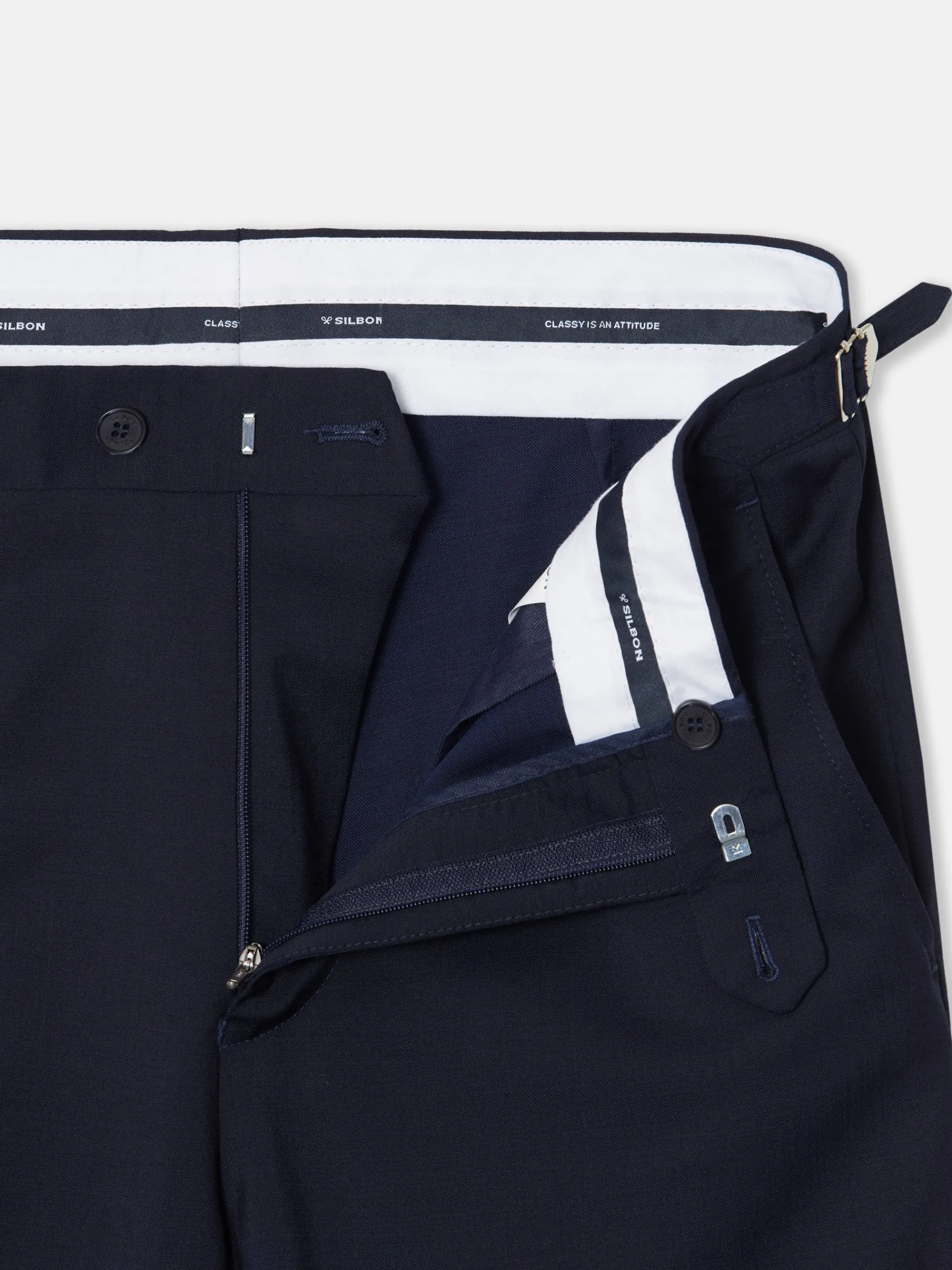 Silbon Formal Y Etiqueta·Chaqués Y Esmoquin-Pantalon chaque stretch azul claro Azul claro