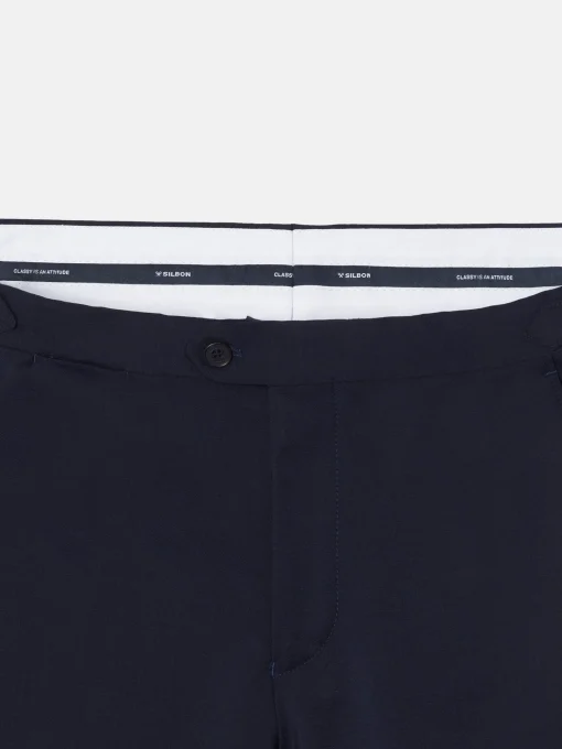 Silbon Formal Y Etiqueta·Chaqués Y Esmoquin-Pantalon chaque stretch azul claro Azul claro