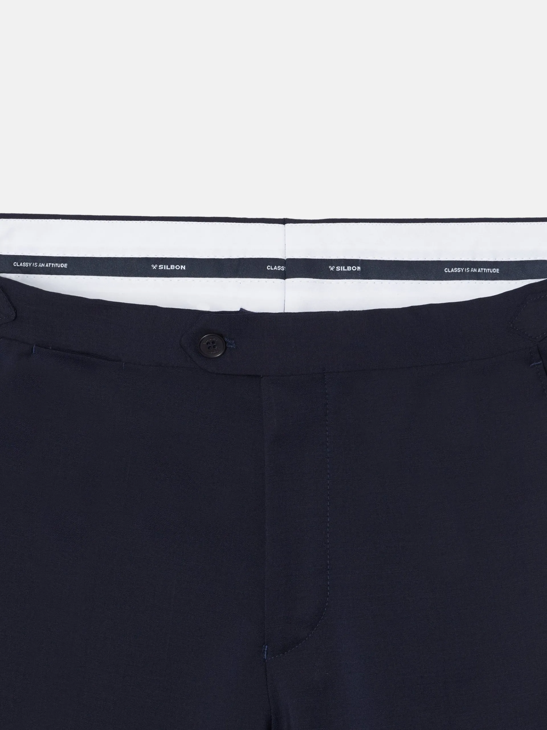 Silbon Formal Y Etiqueta·Chaqués Y Esmoquin-Pantalon chaque stretch azul claro Azul claro