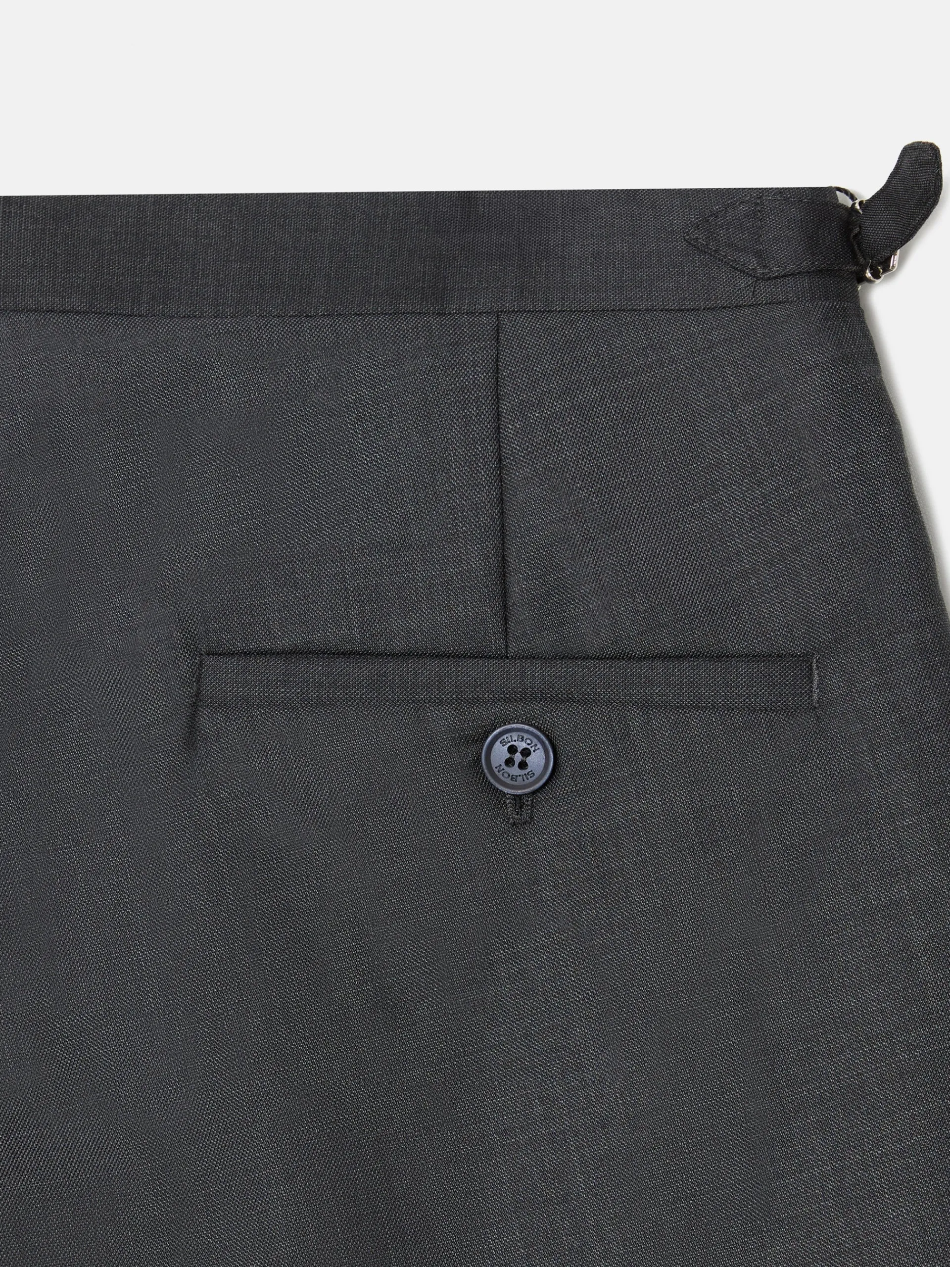 Silbon Formal Y Etiqueta·Chaqués Y Esmoquin-Pantalon chaque stretch Gris
