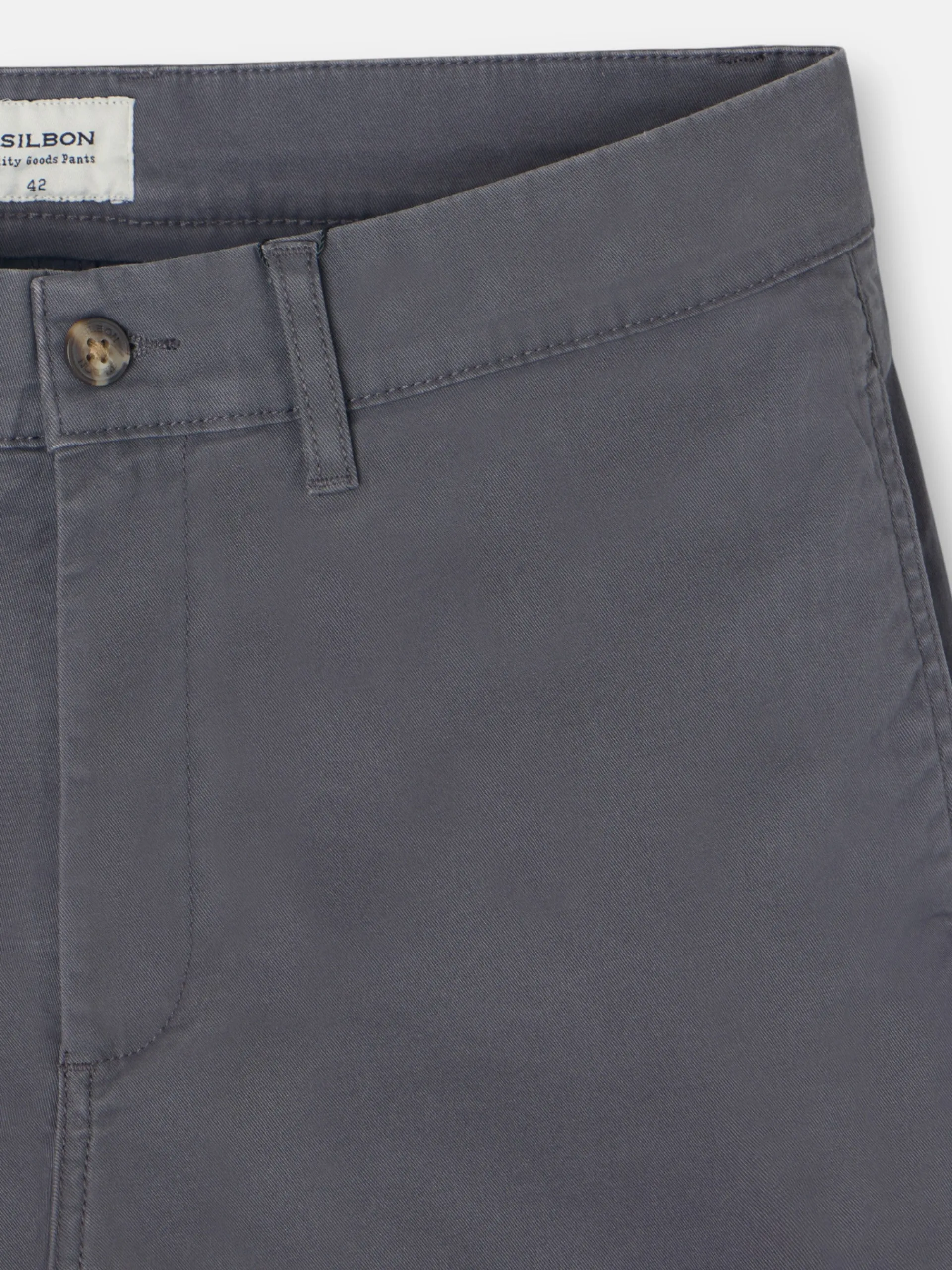 Silbon Smart Casual·Pantalones Y Vaqueros-Pantalon chino casual gris oscuro Gris oscuro