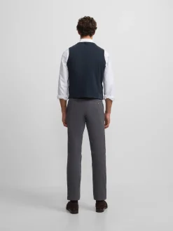 Silbon Smart Casual·Pantalones Y Vaqueros-Pantalon chino casual gris oscuro Gris oscuro