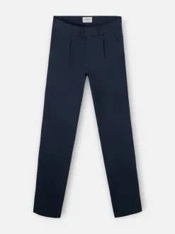 Silbon Smart Casual·Pantalones Y Vaqueros-Pantalon chino casual pinzas azul marino Azul marino