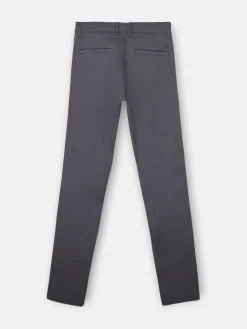Silbon Smart Casual·Pantalones Y Vaqueros-Pantalon chino casual pinzas gris oscuro Gris oscuro