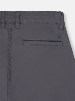 Silbon Smart Casual·Pantalones Y Vaqueros-Pantalon chino casual pinzas gris oscuro Gris oscuro