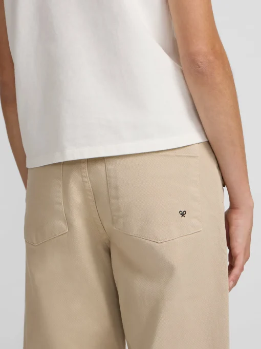 Silbon Pantalones-Pantalon culotte marinero Beige