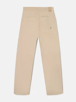 Silbon Pantalones-Pantalon culotte marinero Beige