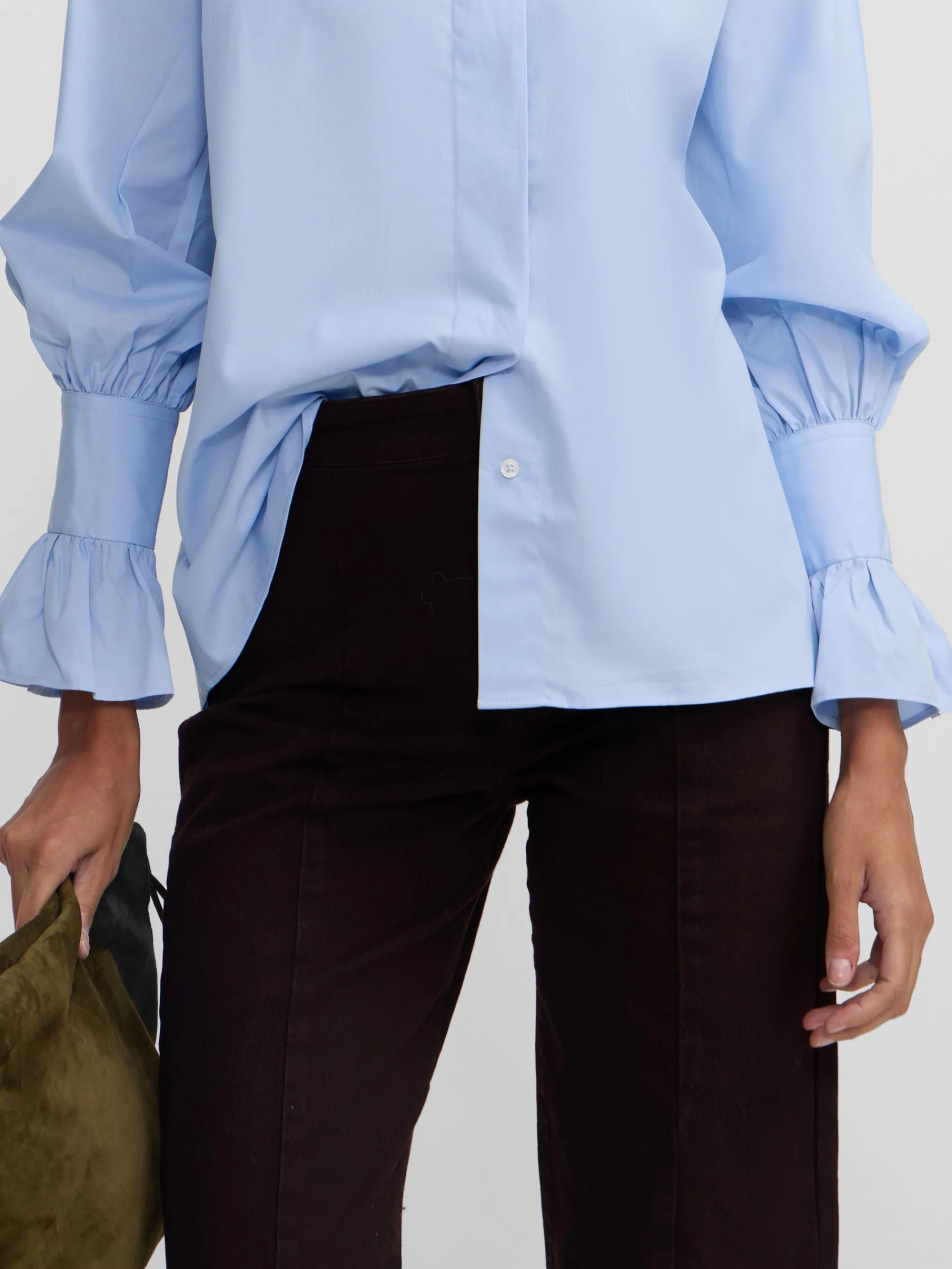 Silbon Pantalones-Pantalon culotte marinero marron oscuro Marron oscuro