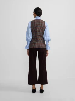 Silbon Pantalones-Pantalon culotte marinero marron oscuro Marron oscuro