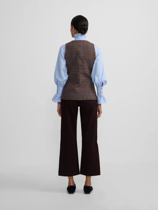 Silbon Pantalones-Pantalon culotte marinero marron oscuro Marron oscuro