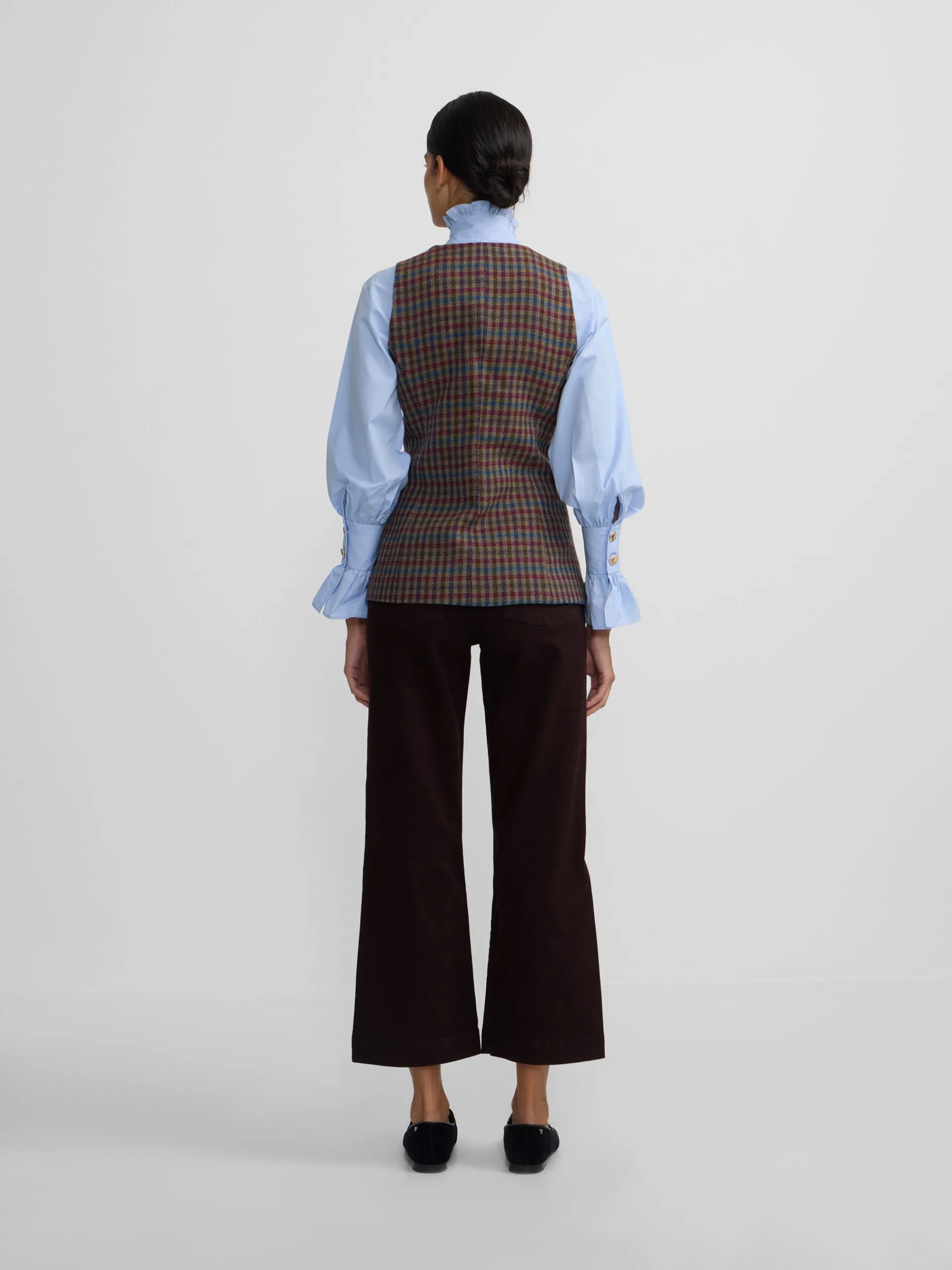 Silbon Pantalones-Pantalon culotte marinero marron oscuro Marron oscuro