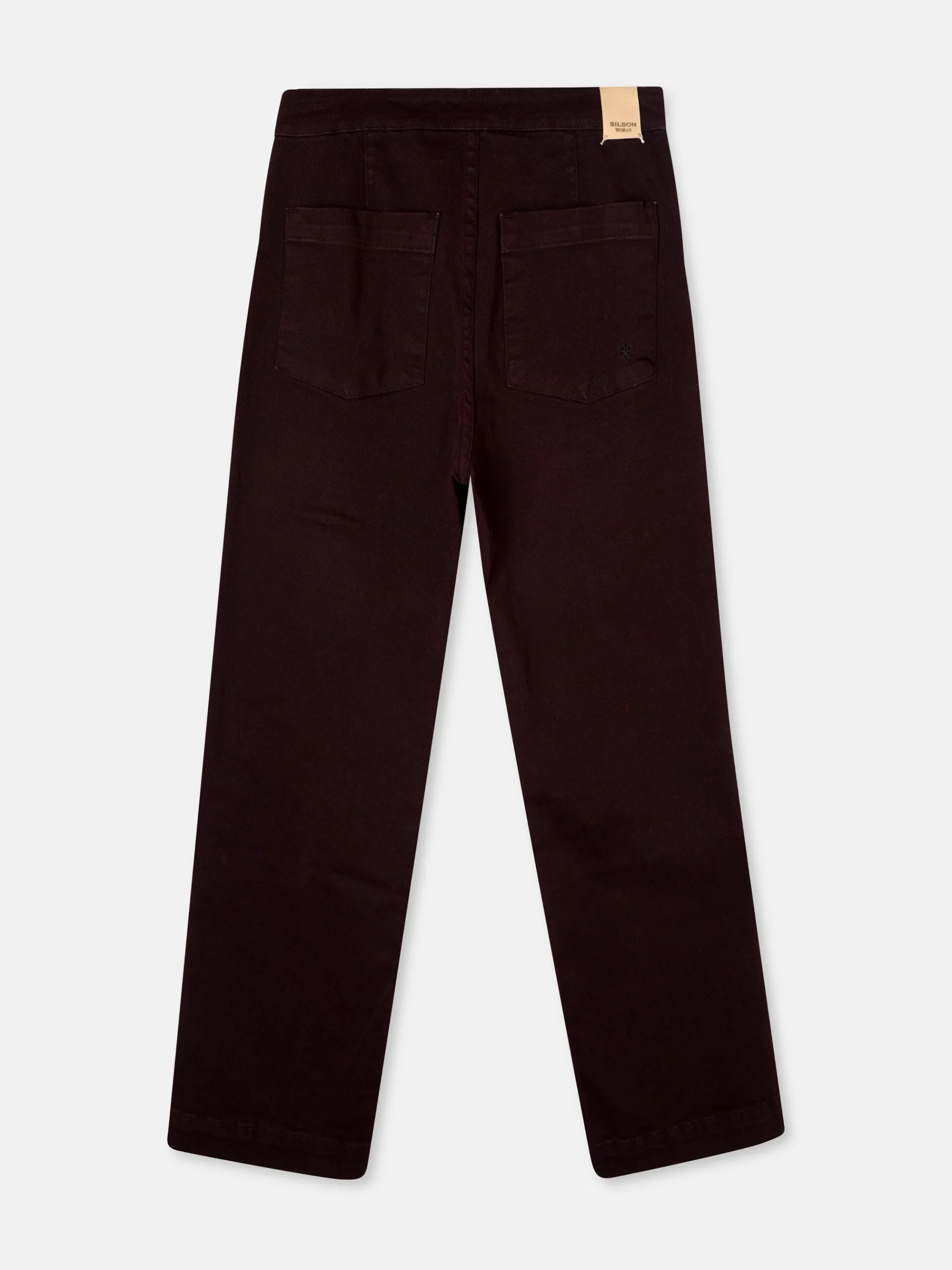 Silbon Pantalones-Pantalon culotte marinero marron oscuro Marron oscuro
