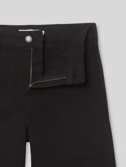 Silbon Pantalones-Pantalon culotte Negro