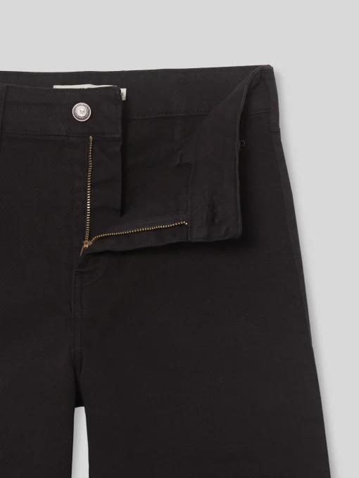 Silbon Pantalones-Pantalon culotte Negro