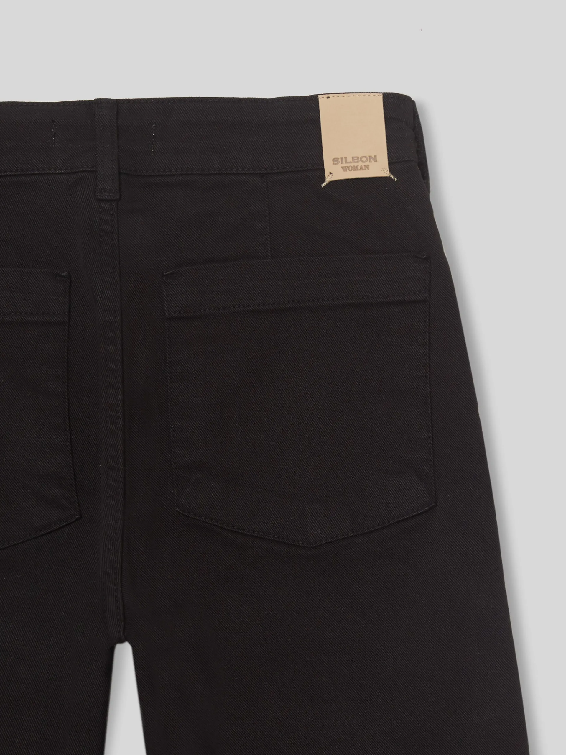 Silbon Pantalones-Pantalon culotte Negro