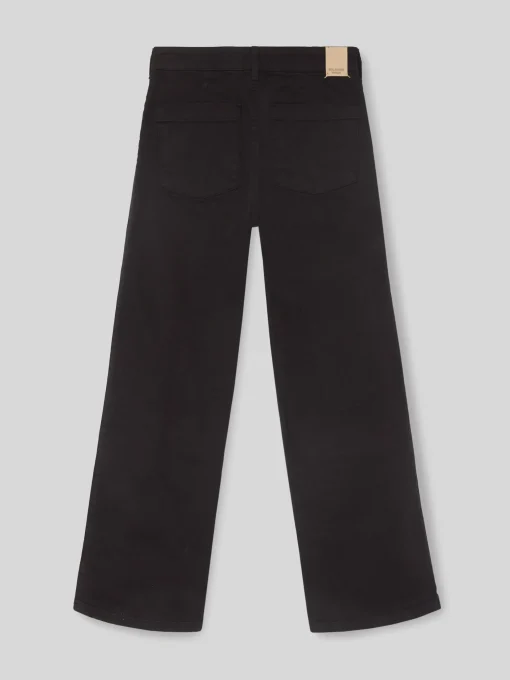 Silbon Pantalones-Pantalon culotte Negro