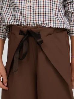 Silbon Pantalones-Pantalon girl lazada Marron