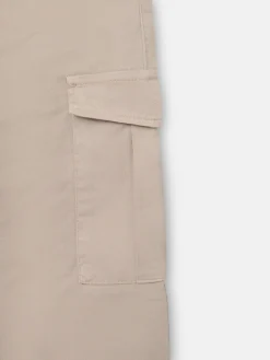 Silbon Smart Casual·Pantalones Y Vaqueros-Pantalon jogger cargo pinza Beige
