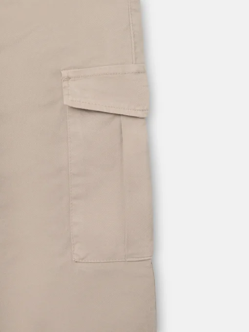 Silbon Smart Casual·Pantalones Y Vaqueros-Pantalon jogger cargo pinza Beige