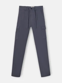 Silbon Smart Casual·Pantalones Y Vaqueros-Pantalon jogger cargo pinza azul marino Azul marino