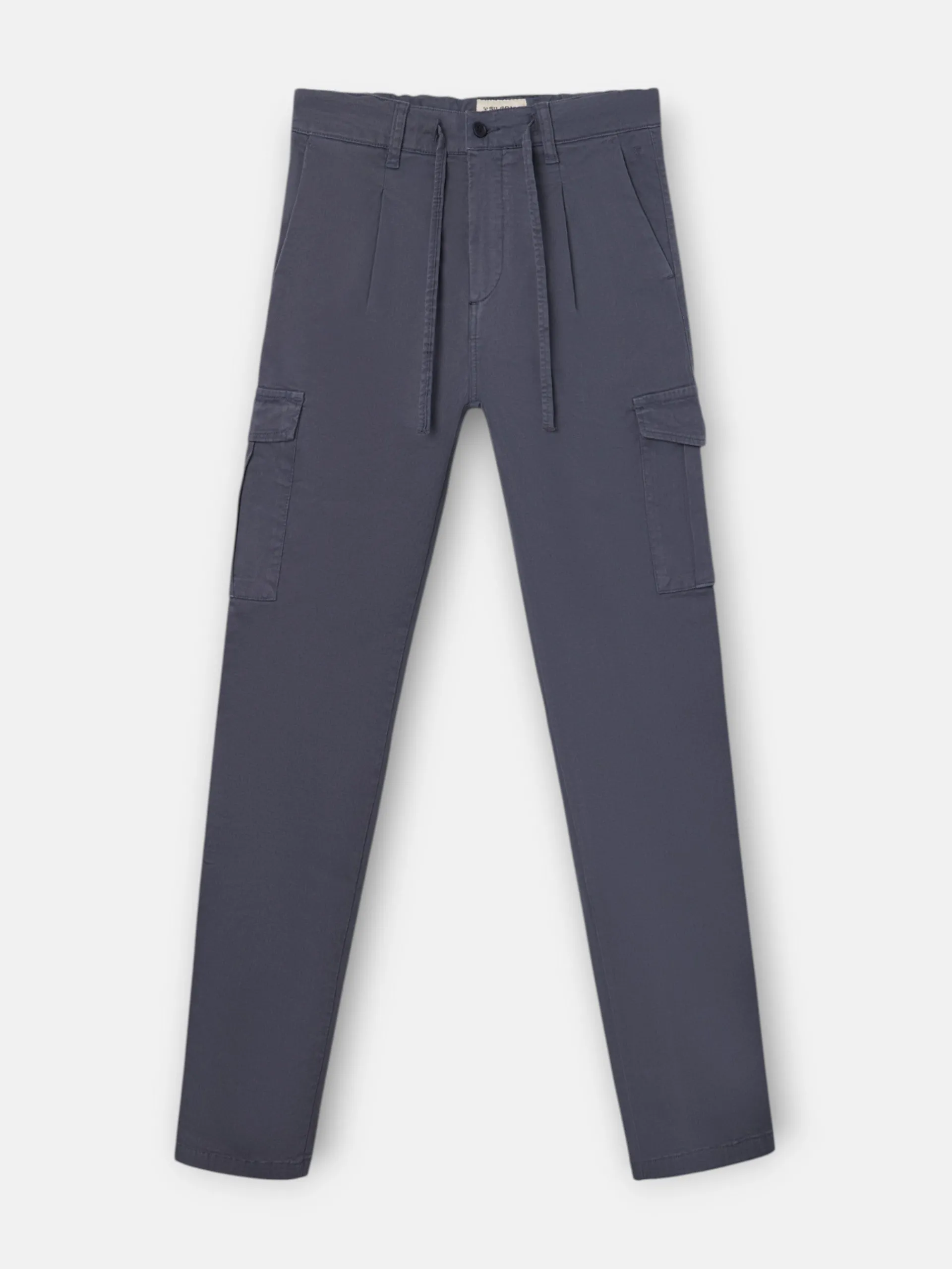 Silbon Smart Casual·Pantalones Y Vaqueros-Pantalon jogger cargo pinza azul marino Azul marino