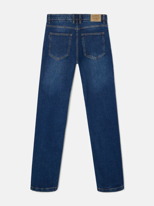 Silbon Smart Casual·Pantalones Y Vaqueros-Pantalon sport denim azul oscuro Azul oscuro