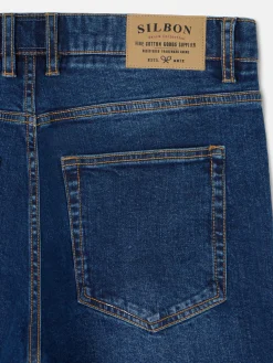 Silbon Smart Casual·Pantalones Y Vaqueros-Pantalon sport denim azul oscuro Azul oscuro