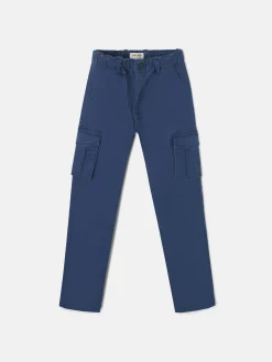 Silbon Pantalones-Pantalon sport kids cargo style azul marino Azul marino
