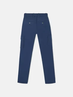 Silbon Pantalones-Pantalon sport kids cargo style azul marino Azul marino