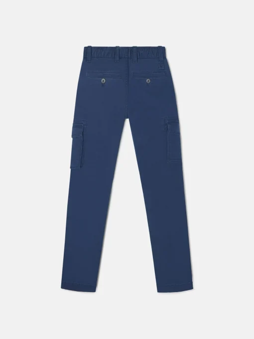 Silbon Pantalones-Pantalon sport kids cargo style azul marino Azul marino