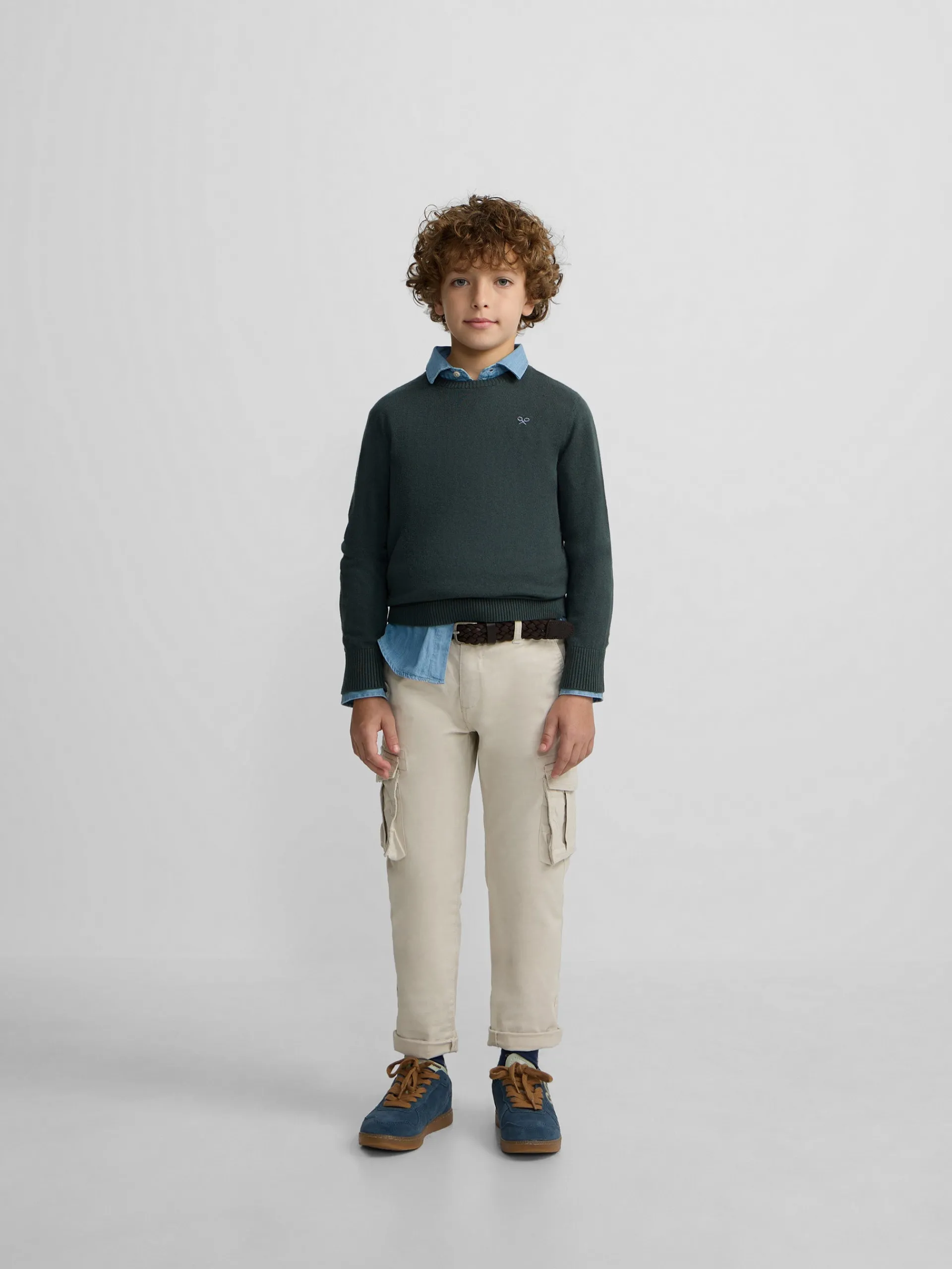 Silbon Pantalones-Pantalon sport kids cargo style Piedra