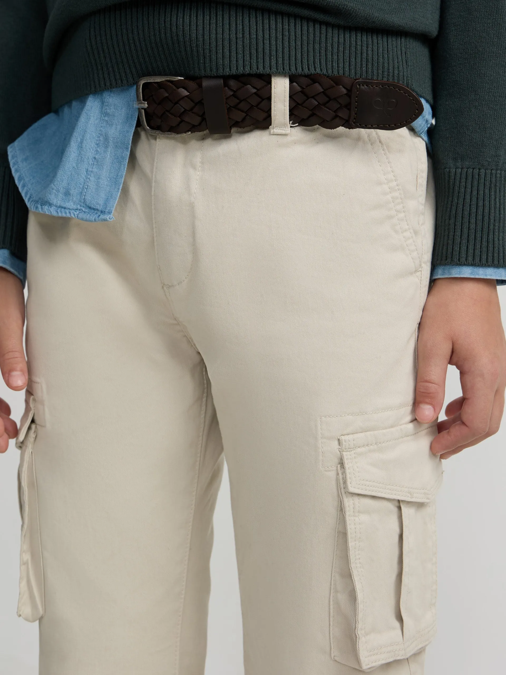Silbon Pantalones-Pantalon sport kids cargo style Piedra