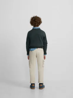 Silbon Pantalones-Pantalon sport kids cargo style Piedra