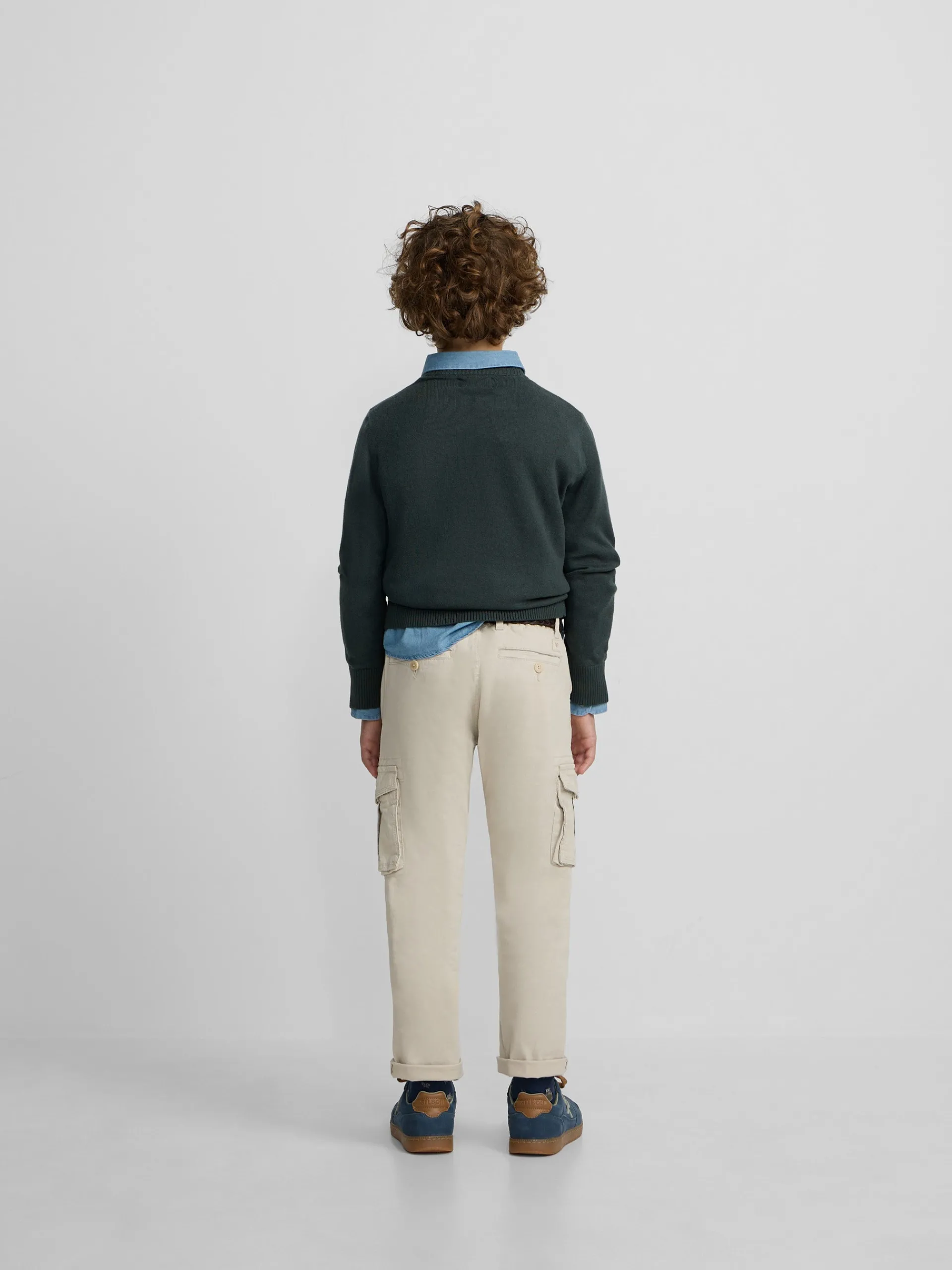 Silbon Pantalones-Pantalon sport kids cargo style Piedra