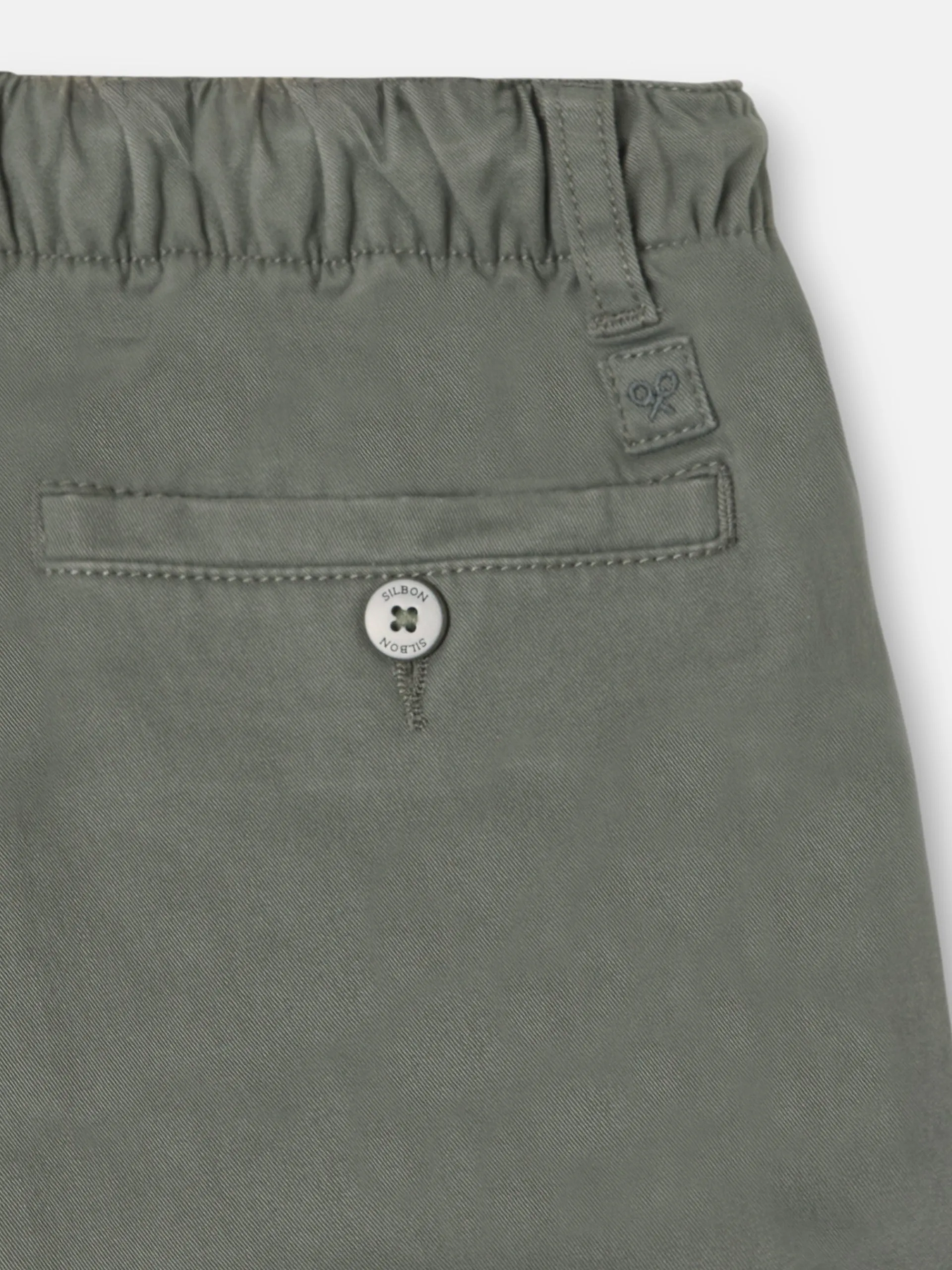 Silbon Pantalones-Pantalon sport kids cargo style Verde
