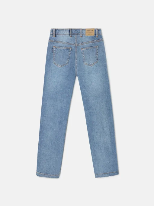Silbon Pantalones-Pantalon sport kids jeans Azul