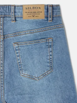 Silbon Pantalones-Pantalon sport kids jeans Azul
