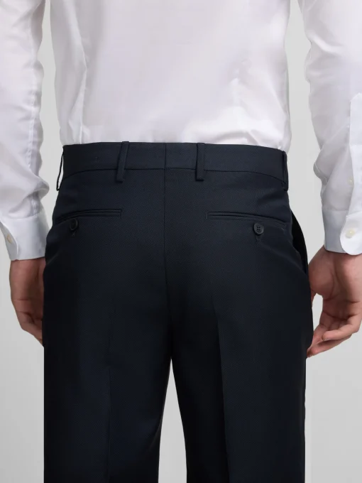 Silbon Formal Y Etiqueta·Trajes-Pantalon suit ojo de perdiz navy Azul marino